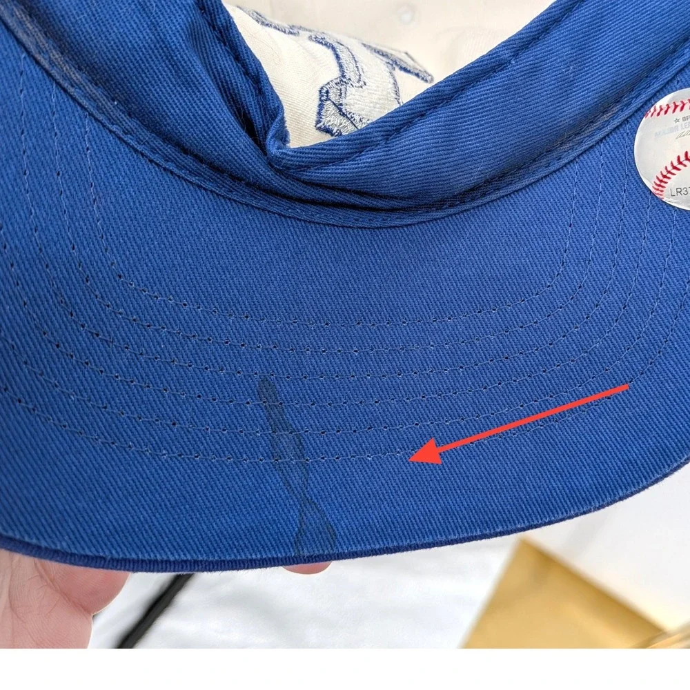 Texas Rangers Fan Favorite Sequin Logo Hat Blue‎ & White Adjustable